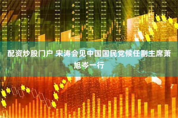 配资炒股门户 宋涛会见中国国民党候任副主席萧旭岑一行